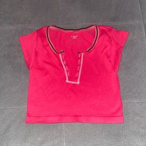 Out from under go for gold seamless top